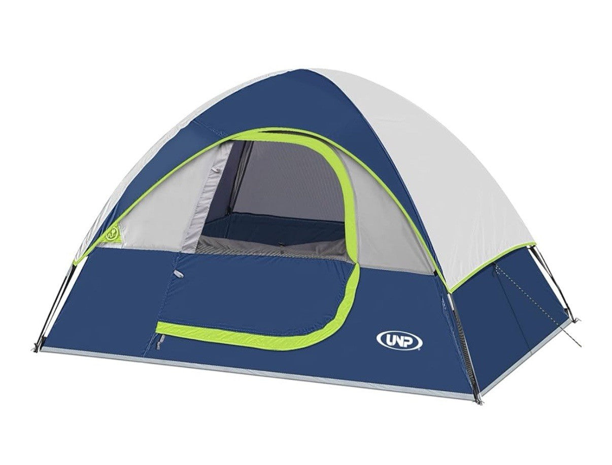 Camping Tent 2 Person, Waterproof Windproof Tent with Rainfly Easy Set up-Por...