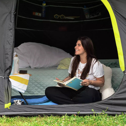 Core Equipment 40342 6-Person Instant Cabin Blockout Tent, Multicolor